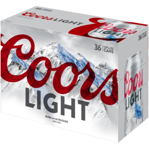 Coors Light 12oz Can-36-PK