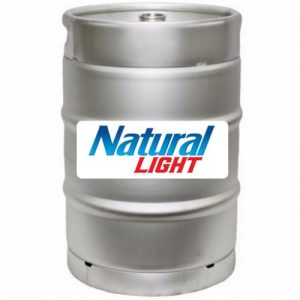 Natural Light 1/2 Keg
