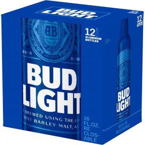 Bud Light 16oz ALUMINUM 2/12PK