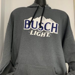 Busch Lt Grey Hoodie - Large